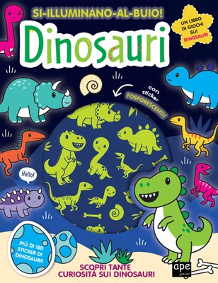 Si illuminano al buio! DINOSAURI