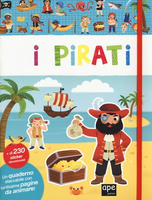 Stickers quaderno pirati