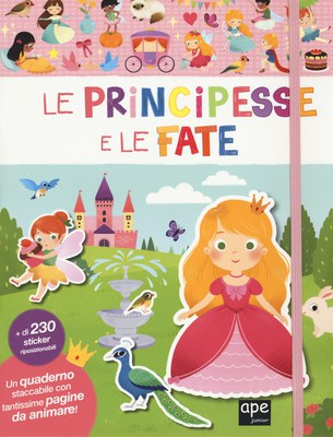 Stickers quaderno principesse