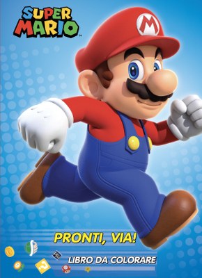 Super Mario Pronti via! Libro da colorare